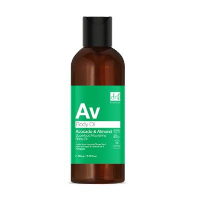 DR BOTANICALS  Huile Corporelle Superaliment Avocat et Amande 200 ml
