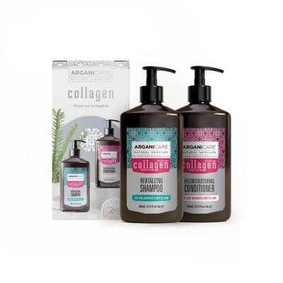ARGANICARE  - Coffret Duo Shampooing + Apr&egrave;s-shampooing Collag&egrave;ne
