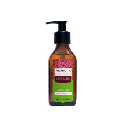 ARGANICARE  S&eacute;rum r&eacute;parateur Argan & Macadamia cheveux secs et ab&icirc;m&eacute;s -  100 ml T.U