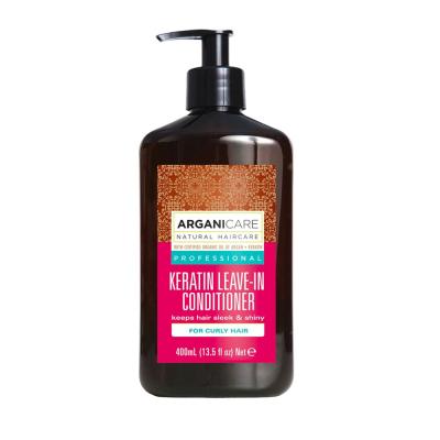ARGANICARE Cr&egrave;me de soin sans rin&ccedil;age pour cheveux boucl&eacute;s - 