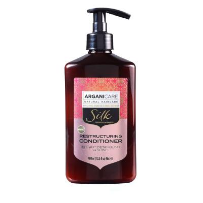 ARGANICARE  Apr&egrave;s-shampooing Restructurant Prot&eacute;ine de Soie 