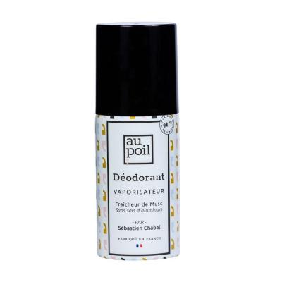 AU POIL D&eacute;odorant Spray Fra&icirc;cheur De Musc  - Le Vaporisateur De 100ml