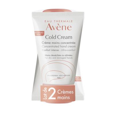 AVENE Av&egrave;ne COLD CREAM - Cr&egrave;me Mains Concentr&eacute;e, 2x50ml