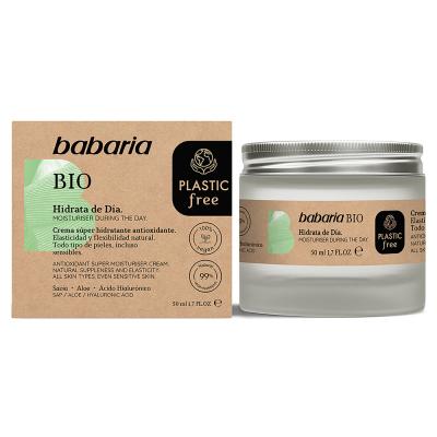 BABARIA  Cr&egrave;me de jour bio hydratante 50ml