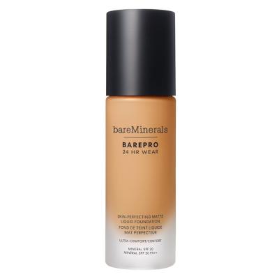 BAREMINERALS Barepro 24HR Wear fond de teint liquide mat SPF20 #Medium 35 Warm