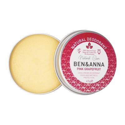 BEN & ANNA D&eacute;odorant Bio Cr&egrave;me - Pamplemousse Rose - 