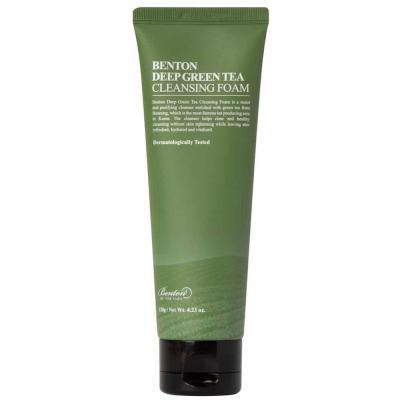 BENTON  -  Deep Green Tea Cleansing Foam Mousse nettoyante 120 g