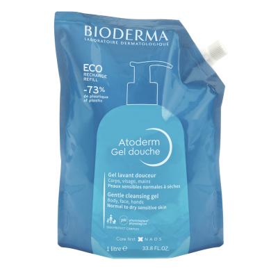 BIODERMA Gel Douche Eco-Recharge 1L Atoderm Tous Types de Peaux 