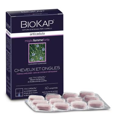 BIOKAP Formule cheveux et ongles pour femme 60 comprim&eacute;s 