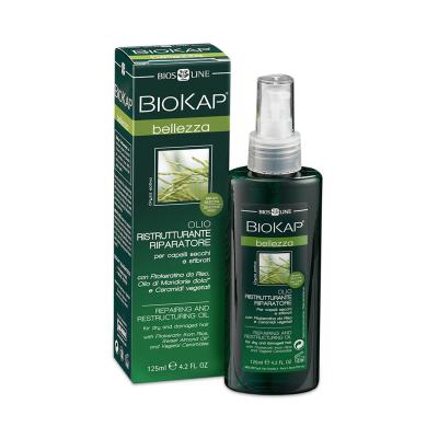 BIOKAP  - Huile Restructurante R&eacute;paratrice Biphasique Sans Rin&ccedil;age Cheveux Secs Et Cassants 125 Ml