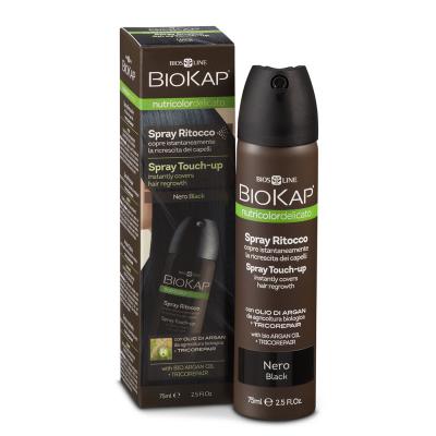 BIOKAP  Touch Up Ansatzspray, Schwarz, 75 ml