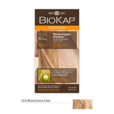 BIOKAP  Coloration 10.0 Blond extra Clair - Nutricolor