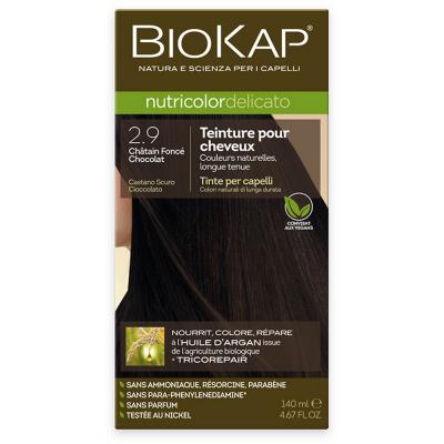 BIOKAP Coloration cheveux Nutricolor Delicato chatain fonc&eacute; chocolat 2.9