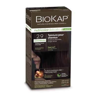 BIOKAP  Delicato Rapid Tinte 2,9 Casta&ntilde;o Oscuro Chocolate 135ml