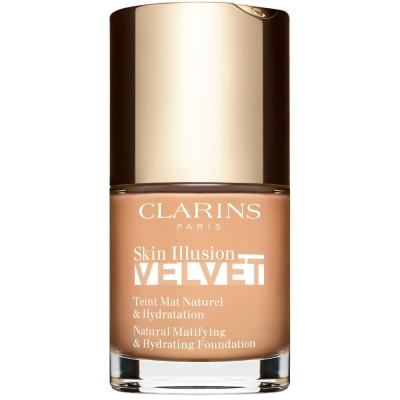 CLARINS Skin Illusion Velvet Fond de Teint Mat Naturel & Hydratation