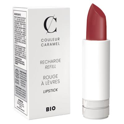 COULEUR CARAMEL  - Recharge Rouge &agrave; l&egrave;vres nacr&eacute; Bio (223- Vrai rouge)