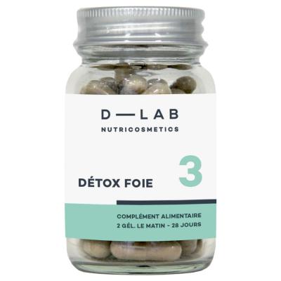 D LAB NUTRICOSMETICS Compl&eacute;ment alimentaire D&eacute;tox Foie - 1 mois - D-LAB Nutricosmetics