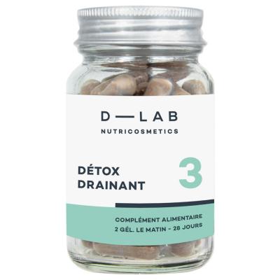 D LAB NUTRICOSMETICS Compl&eacute;ment alimentaire D&eacute;tox Drainant - 1 mois - D-LAB Nutricosmetics