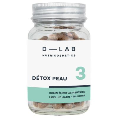 D LAB NUTRICOSMETICS Compl&eacute;ment alimentaire D&eacute;tox Peau - 1 mois - D-LAB Nutricosmetics