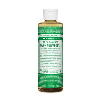 DR BRONNER S Dr. Bronner's - Savon Liquide de Castille - Amande - 236ml