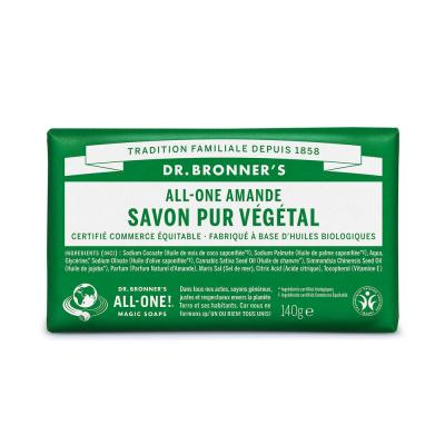 DR. BRONNER S Dr Bronner's - Dr Bronner's - Savon solide Amande 140g 100 g