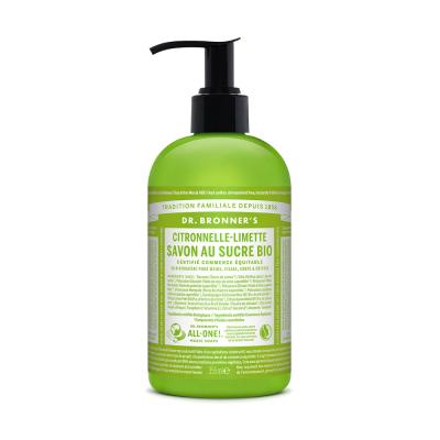 DR BRONNERS Dr Bronner's - Dr Bronner's - Savon au sucre BIO Citronelle-Limette 355ml