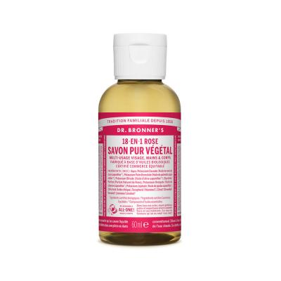 DR. BRONNER S Dr. Bronner's - Savon Liquide de Castille - Rose - 59ml