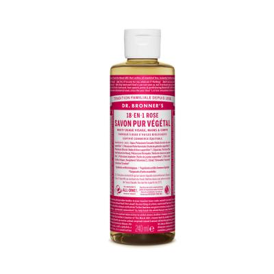 DR BRONNERS Dr. Bronner's - Savon Liquide de Castille - Rose - 236ml