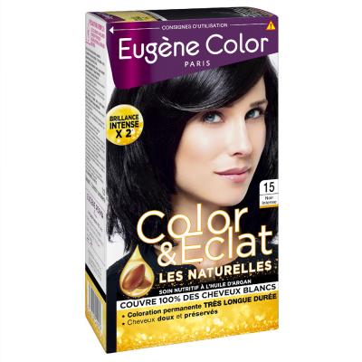 EUGENE COLOR Eug&egrave;ne Color Les Naturelles Cr&egrave;me Colorante Permanente n&deg;15 Noir