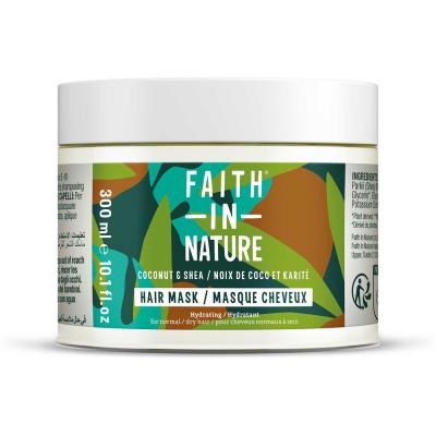 FAITH IN NATURE  - Masque cheveux coco et beurre de karit&eacute; 300ml