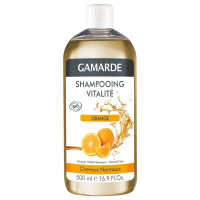 GAMARDE  Shampoing Vitalit&eacute; Orange Cheveux Normaux Bio 500 ml