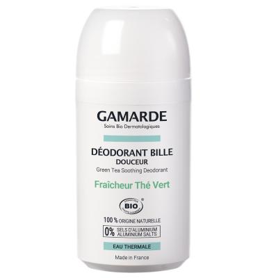 GAMARDE  D&eacute;odorant bille Douceur Fraicheur Th&eacute; Vert Bio, 50ml
