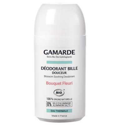 GAMARDE  D&eacute;odorant douceur bouquet fleuri bio roll-on 50ml