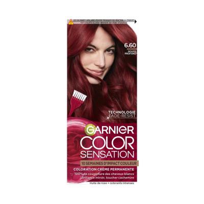GARNIER Coloration Cheveux Permanent Rouge Profond  - La Boite