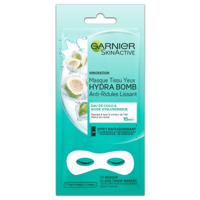 GARNIER  SkinActive Hydra Bomb Eye Masque (2 pi&egrave;ces - Lissage)