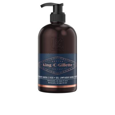 GILLETTE  -  King Beard&Face Wash Gel Soin pour barbe 350 ml