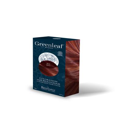 GREENLEAF BOTANIQUE  Coloration 100 % V&eacute;g&eacute;tale Bio Rouge 100g