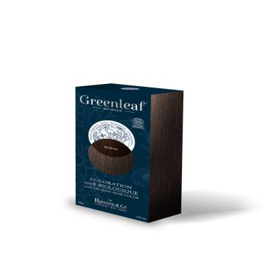 GREENLEAF BOTANIQUE  Coloration 100 % V&eacute;g&eacute;tale Bio Chatain 100g