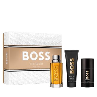 Boss - Coffret Boss The Scent Eau De Toilette 100ml, Gel Douche & D&eacute;odorant Stick
