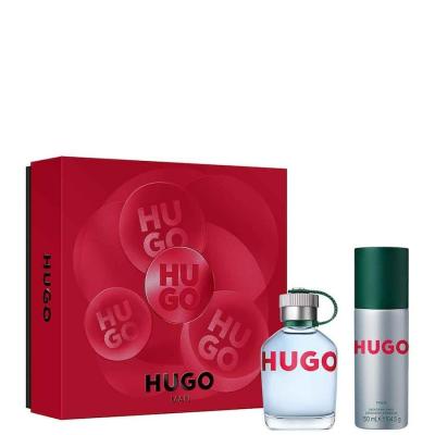 Hugo Boss Man Coffret Eau de Toilette 75 ml + D&eacute;odorant Spray 150 1ct
