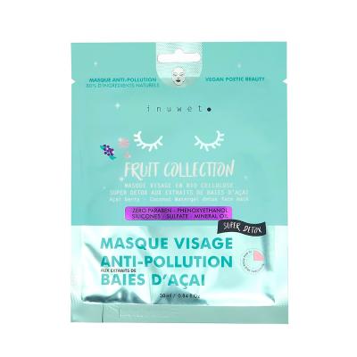 INUWET  MASQUE VISAGE HYDRATANT Masque Anti Pollution Baies d'acai