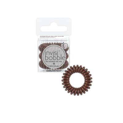 PURANOX Elastiques &agrave; cheveux Original - Pretzel Brown - Invisibobble