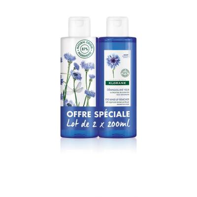 KLORANE  Bleuet Bleuet D&eacute;maquillant Yeux duo 2 x 200 ml