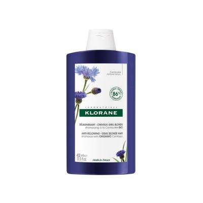 KLORANE  -  - Centaur&eacute;e Shampoing d&eacute;jaunis sant &agrave; la BIO 400 ml