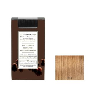 KORRES  Tinte Avanzado Aceite de Arg&aacute;n 9.0 Rubio Muy Claro