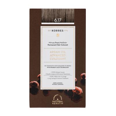 KORRES  Coloration avanc&eacute;e de l'huile d'argan 6.17 Blond fonc&eacute; beige