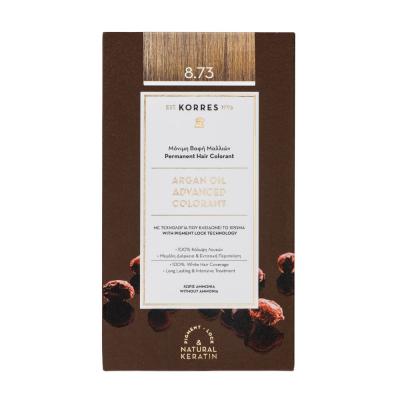 KORRES  Coloration avanc&eacute;e de l'huile d'argan 8.73 Caramel dor&eacute;