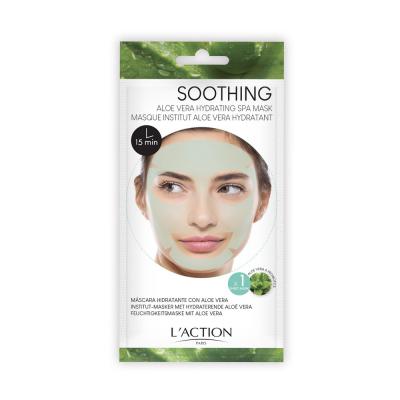 MATHIEU LABO L'Action Paris Masque Tissu Hydratant Aloe Vera-l'Action - Sachet 1 masque