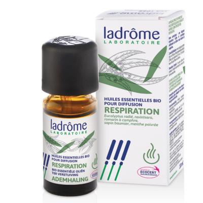 LADROME Ladr&ocirc;me Huiles Essentielles Bio pour Diffusion Respiration 10 ml