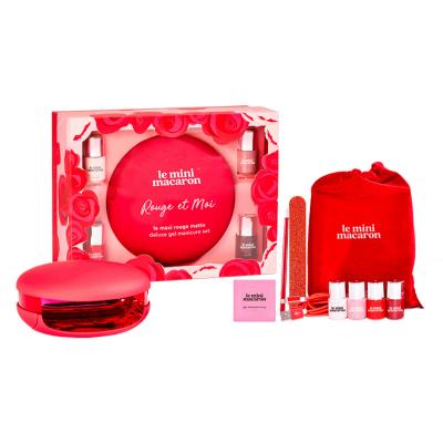LE MINI MACARON  Kit Vernis Semi-permanent Le Maxi Rouge et Moi 